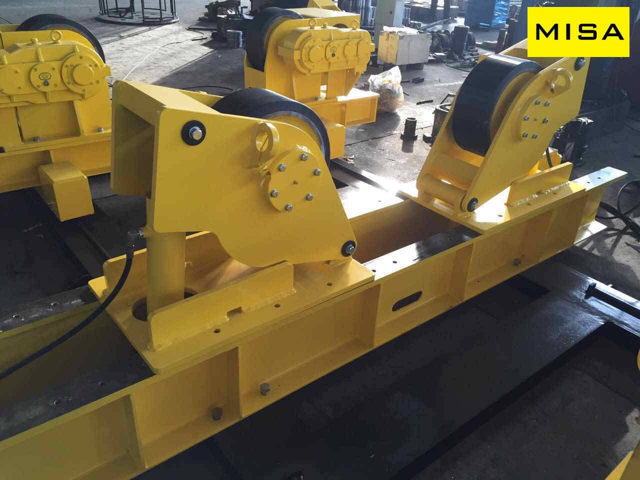 Wireless Pipe Turning Rollers HGK-60 Double Drive For Welding