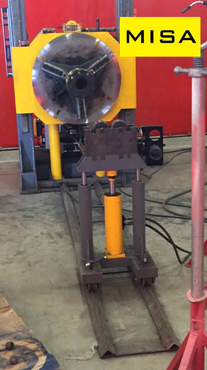 3 Axis Hydraulic Welding Positioner Motorized Rotating 3 Ton Q235 Material