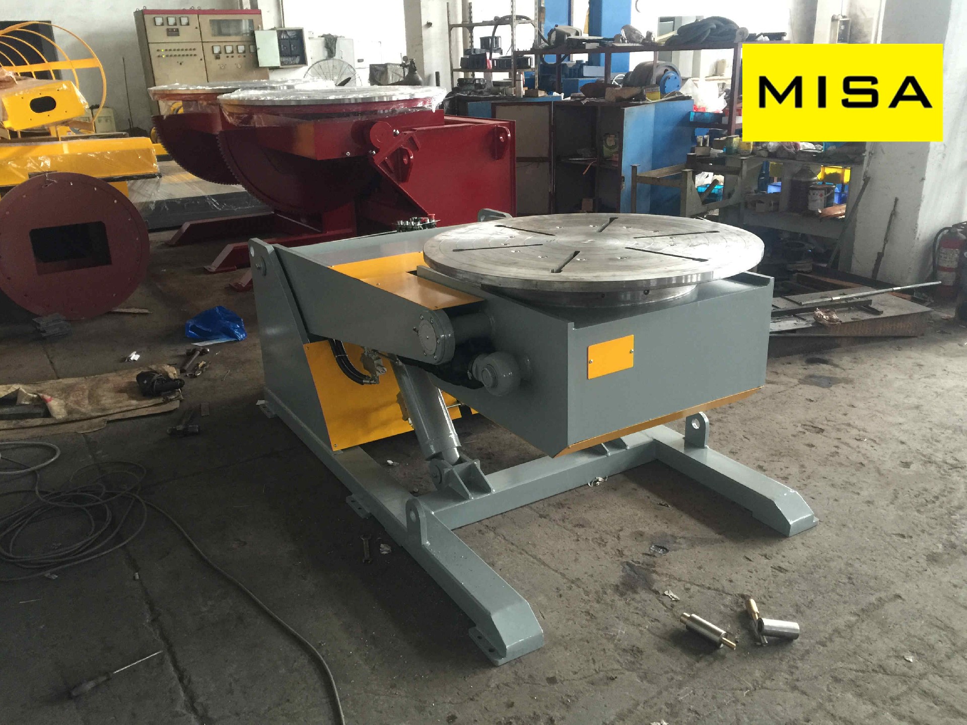 3 Axis Hydraulic Welding Positioner Motorized Rotating 3 Ton Q235 Material