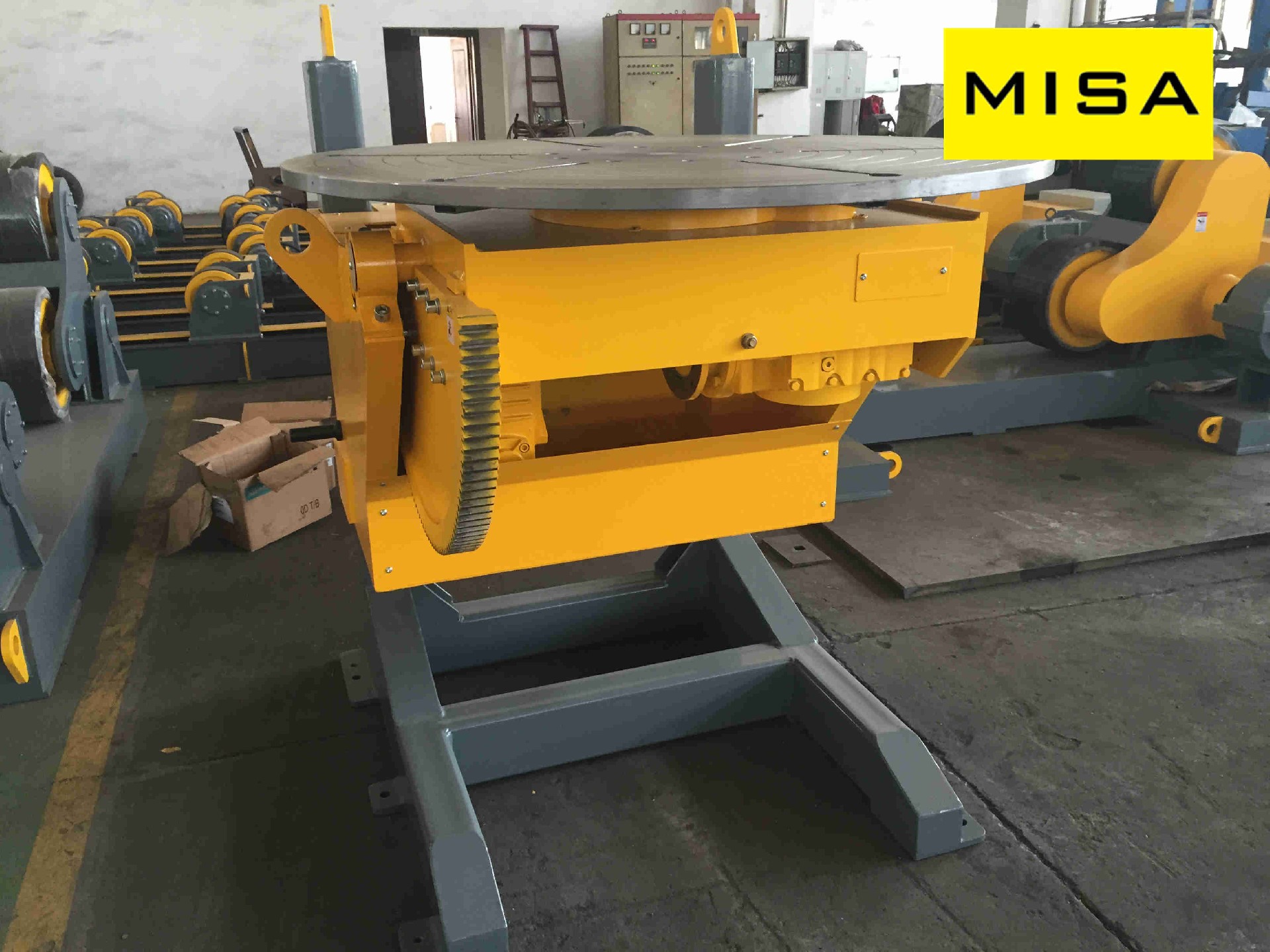 EHBJ-50 Auto Ppie  Longitudinal  Turntable Welding Positioner With max Ф1500mm Turning Distance