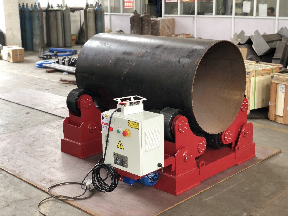 Operation and function of 20 ton self-adjusting pipe welding rotator tank turning rolls
